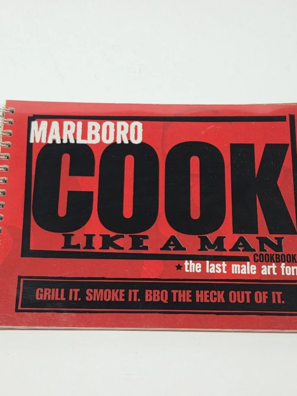 Marlboro Vintage Y2K Promo Cookbook Grill It Cook It Vintage Recipes‎ “for men”